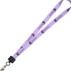 Dye-Sub Lanyard - 3/4 inches - 32 inches - Snap with Metal Bulldog Clip - Chevron