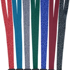 Dye-Sub Lanyard - 3/4 inches - 32 inches - Snap with Metal Bulldog Clip - Damask