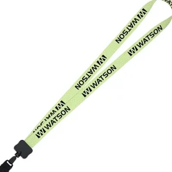 Dye-Sub Lanyard - 3/4 inches - 32 inches - Large Metal Bulldog Clip - Chevron - 24 hr
