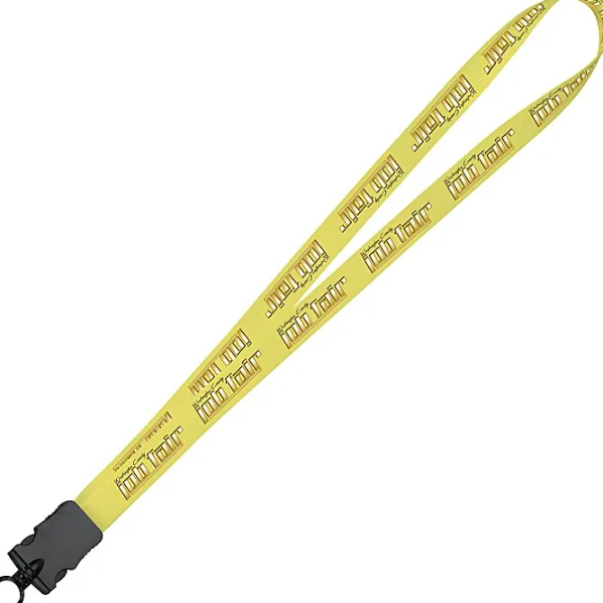 Dye-Sub Lanyard - 3/4 inches - 32 inches - Snap Buckle Release - 24 hr