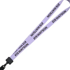 Dye-Sub Lanyard - 3/4 inches - 32 inches - Large Metal Bulldog Clip - Chevron