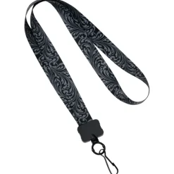 Dye-Sub Lanyard - 3/4 inches - 32 inches - Metal Swivel Snap Hook - Damask