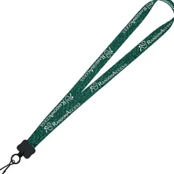 Dye-Sub Lanyard - 3/4 inches - 32 inches - Metal Swivel Snap Hook - Damask
