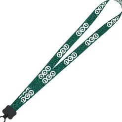 Dye-Sub Lanyard - 3/4 inches - 32 inches - Plastic O-Ring - Damask