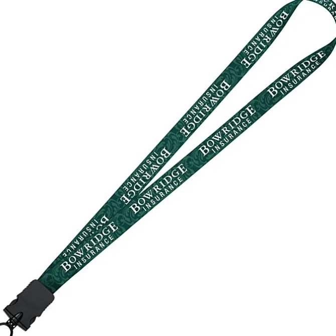 Dye-Sub Lanyard - 3/4 inches - 32 inches - Snap Buckle Release - Damask