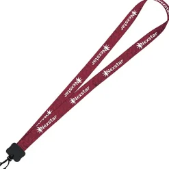 Dye-Sub Lanyard - 3/4 inches - 32 inches - Plastic Swivel Snap Hook - Damask - 24 hr