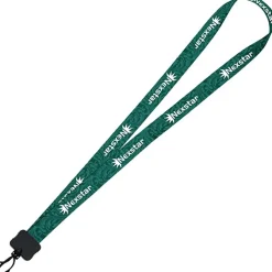 Dye-Sub Lanyard - 3/4 inches - 32 inches - Plastic Swivel Snap Hook - Damask - 24 hr