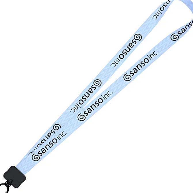 Dye-Sub Lanyard - 3/4 inches - 32 inches - Plastic O-Ring - Chevron - 24 hr