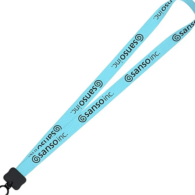 Dye-Sub Lanyard - 3/4 inches - 32 inches - Plastic O-Ring - Chevron - 24 hr
