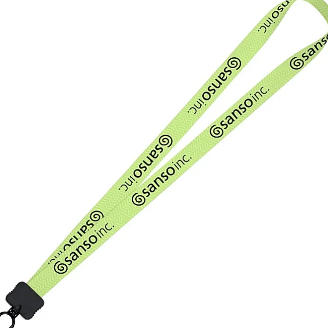 Dye-Sub Lanyard - 3/4 inches - 32 inches - Plastic O-Ring - Chevron - 24 hr