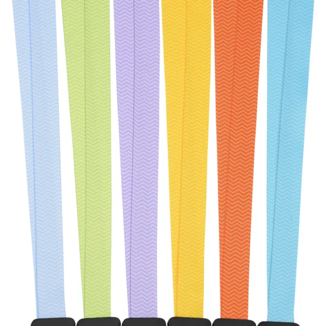 Dye-Sub Lanyard - 3/4 inches - 32 inches - Plastic O-Ring - Chevron - 24 hr