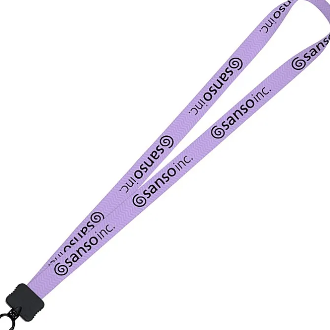 Dye-Sub Lanyard - 3/4 inches - 32 inches - Plastic O-Ring - Chevron - 24 hr