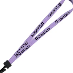 Dye-Sub Lanyard - 3/4 inches - 32 inches - Plastic Bulldog Clip - Chevron - 24 hr