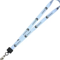 Dye-Sub Lanyard - 3/4 inches - 32 inches - Snap with Metal Bulldog Clip - Chevron - 24 hr