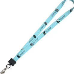 Dye-Sub Lanyard - 3/4 inches - 32 inches - Snap with Metal Bulldog Clip - Chevron - 24 hr