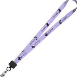 Dye-Sub Lanyard - 3/4 inches - 32 inches - Snap with Metal Bulldog Clip - Chevron - 24 hr