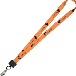 Dye-Sub Lanyard - 3/4 inches - 32 inches - Snap with Metal Bulldog Clip - Chevron - 24 hr