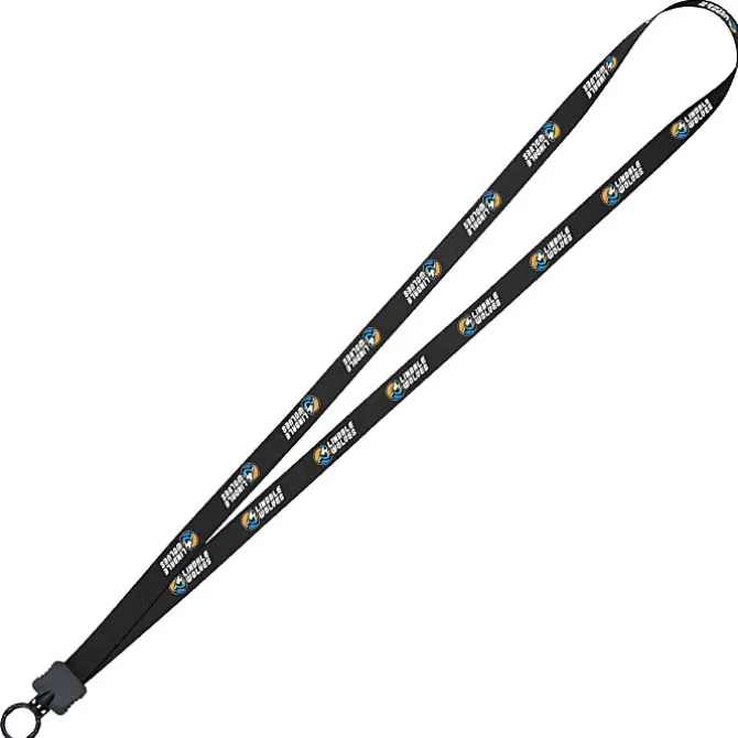 Dye-Sublimated Lanyard - 1/2 inches - 32 inches - Plastic O-Ring - 24 hr