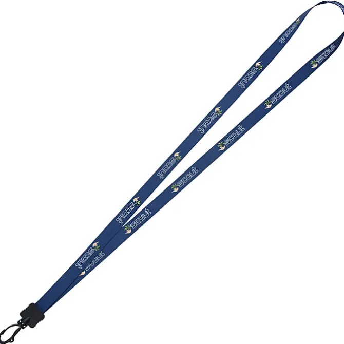 Dye-Sublimated Lanyard - 1/2 inches - 32 inches - Plastic Swivel Snap Hook - 24 hr
