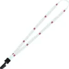 Dye-Sublimated Tubular Lanyard - 1/2 inches - 32 inches - Plastic Bulldog Clip