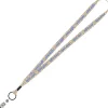 Dye-Sublimated Tubular Lanyard - 1/2 inches - 32 inches - Snap with Metal Bulldog Clip