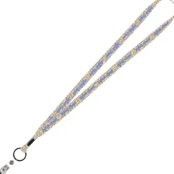 Dye-Sublimated Tubular Lanyard - 1/2 inches - 32 inches - Snap with Metal Bulldog Clip
