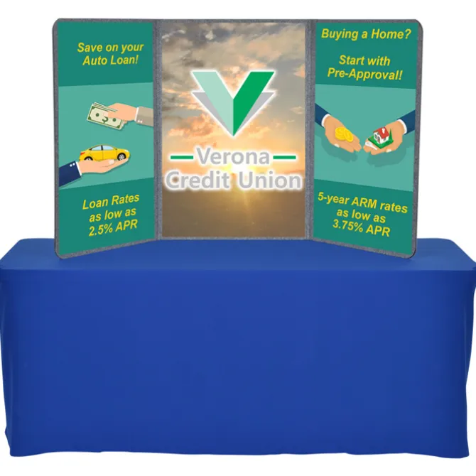 Dynamo Tabletop Display - 6 feet - Full Color