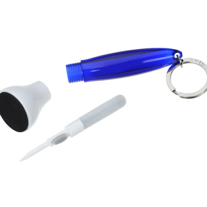 Earbud and Screen Cleaner Keychain