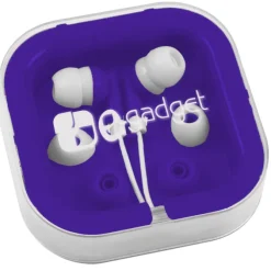 Earbuds with Interchangeable Covers - Colors - 24 hr