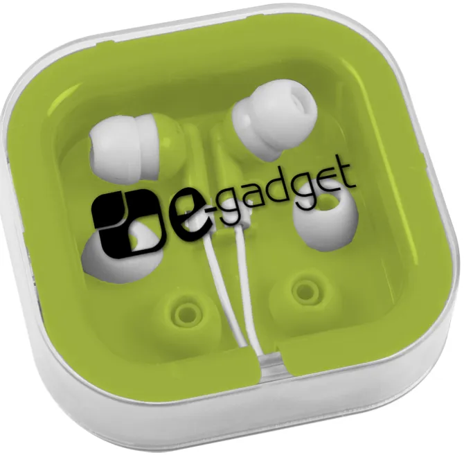 Earbuds with Interchangeable Covers - Colors - 24 hr