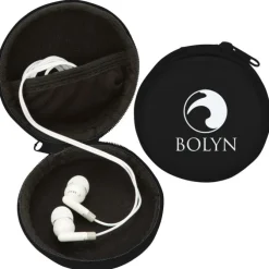 Earbuds with Zippered Case