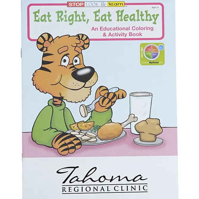Eat Right, Eat Healthy Coloring Book