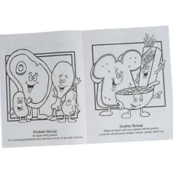 Eat Right, Eat Healthy Coloring Book - 24 hr