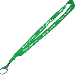 Economy Lanyard - 3/4 inches - Metal Split Ring - 24 hr