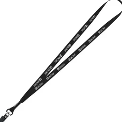 Economy Lanyard - 1/2 inch - Metal Bulldog Clip