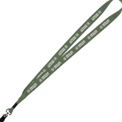 Economy Lanyard - 3/4 inch - Metal Bulldog Clip - 24 hr