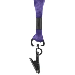 Economy Lanyard - 3/4 inch - Metal Bulldog Clip - 24 hr