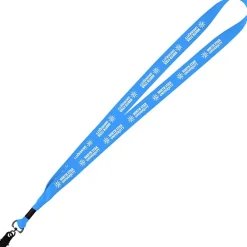 Economy Lanyard - 3/4 inch - Metal Bulldog Clip - 24 hr