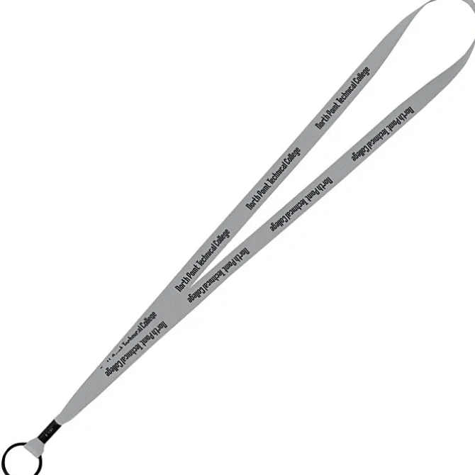 Economy Lanyard - 1/2 inch - Metal Split Ring
