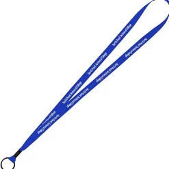 Economy Lanyard - 1/2 inch - Metal Split Ring