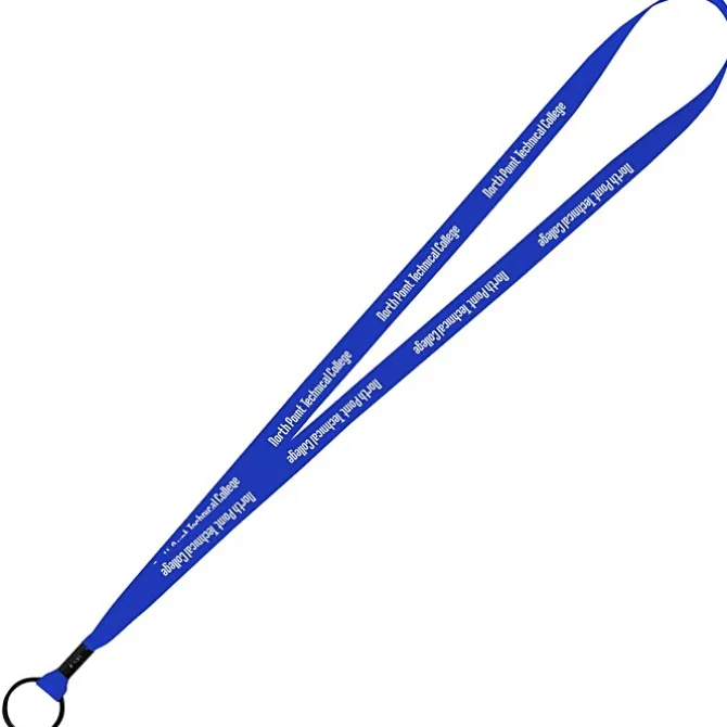 Economy Lanyard - 1/2 inch - Metal Split Ring