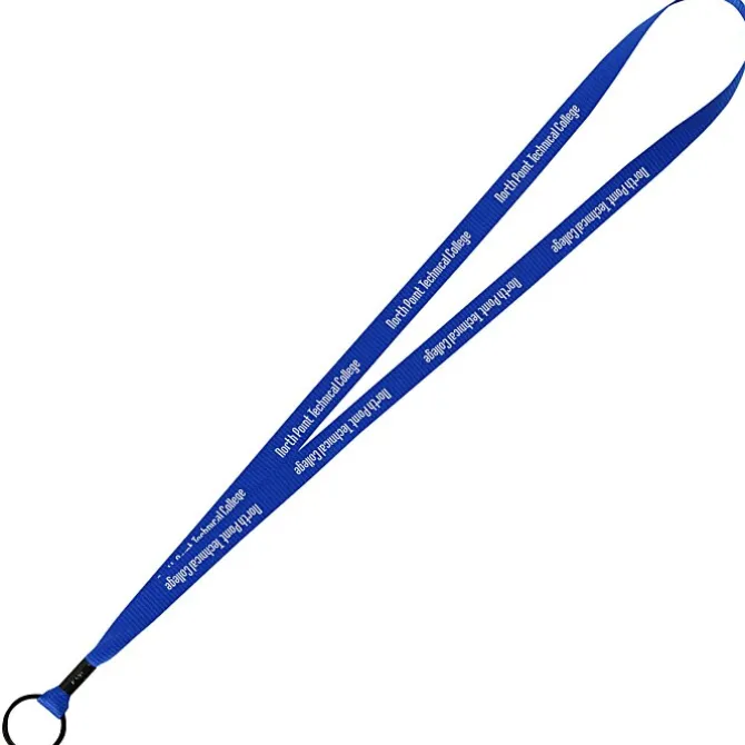 Economy Lanyard - 1/2 inch - Metal Split Ring