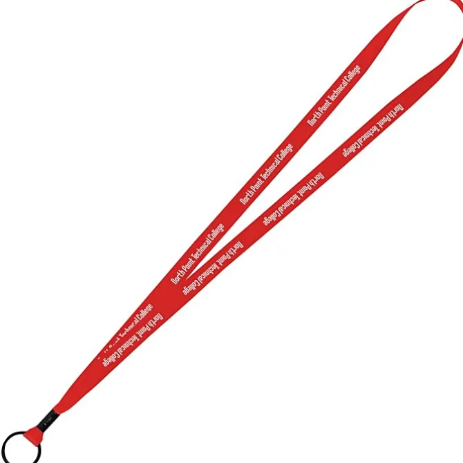 Economy Lanyard - 1/2 inch - Metal Split Ring