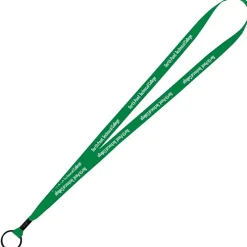 Economy Lanyard - 1/2 inch - Metal Split Ring