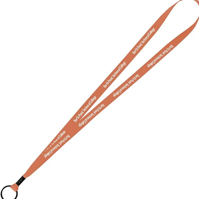 Economy Lanyard - 1/2 inch - Metal Split Ring