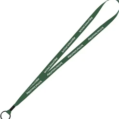 Economy Lanyard - 1/2 inch - Metal Split Ring