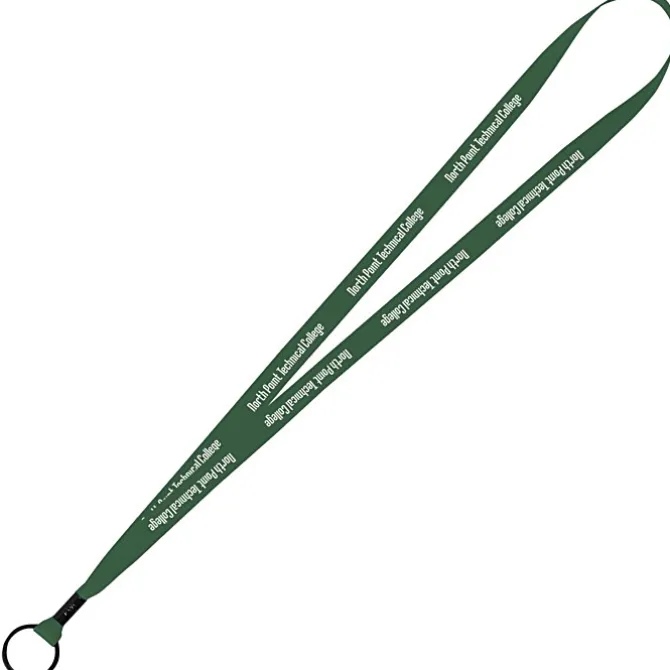 Economy Lanyard - 1/2 inch - Metal Split Ring