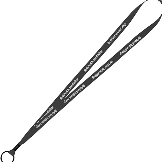 Economy Lanyard - 1/2 inch - Metal Split Ring