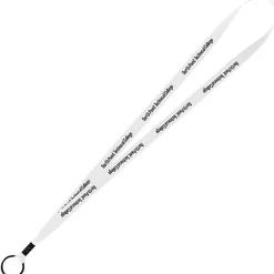 Economy Lanyard - 1/2 inch - Metal Split Ring - 24 hr