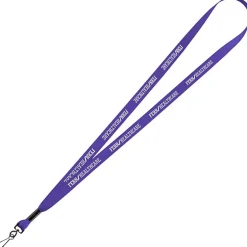 Economy Lanyard - 1/2 inch - Metal Swivel Snap Hook